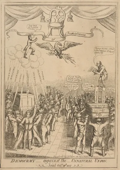 Democracy Against The Unnatural Union Trial Octr 14th 1817