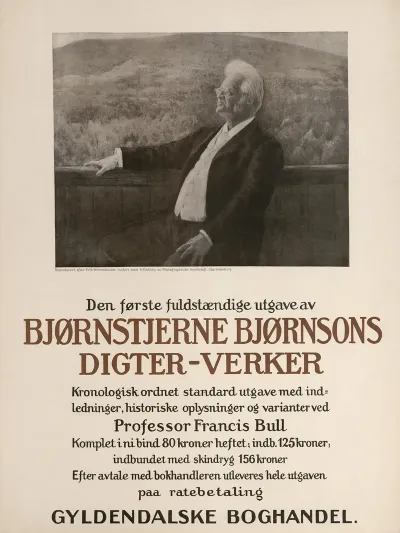 Den Forste Fuldstaendige Utgave Av Bjornstjerne Bjornsons Digter Verker