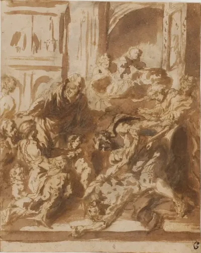 Den Hellige Erasmus Martyrium