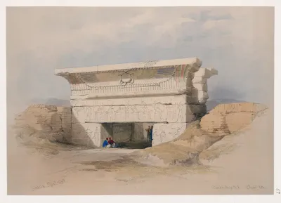 Dendera Dandara Dec 1838