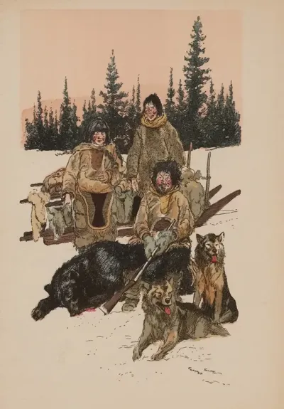 Depliant Publicitaire Pour La Maison Revillon Freres Pelleteries Et Fourrures 81 Rue De Rivoli