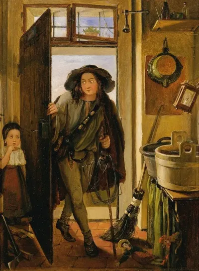 Der Drahtbinder In Der Kuche