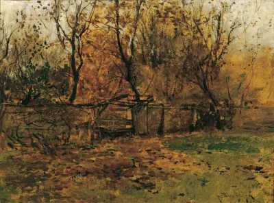 Der Garten Des Malers Franz Von Lenbach In Munchen