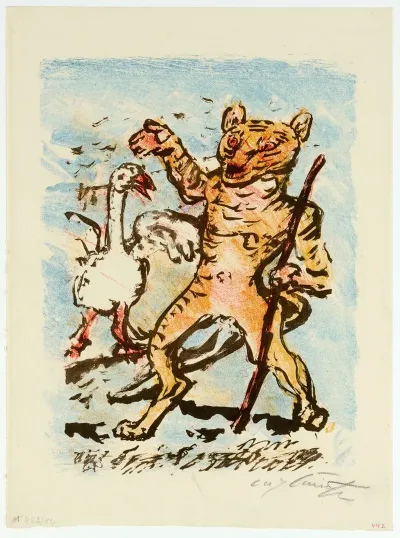Der Kater Hinze Und Eine Singende Gans