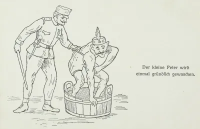 Der Kleine Peter Wird Einmal Grundlich Gewaschen