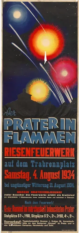 Der Prater In Flammen Riesenfeuerwerk