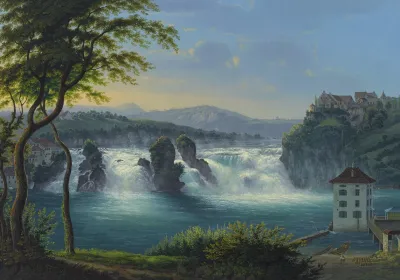 Der Rheinfall Bei Schaffhausen 2