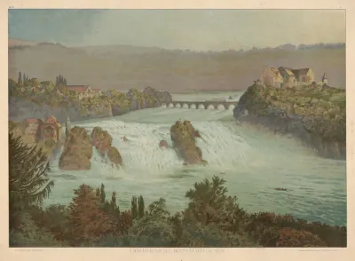 Der Rheinfall Bei Schaffhausen 3