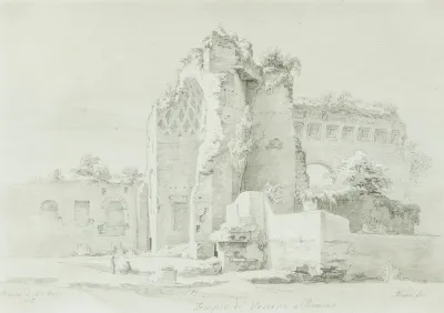 Der Tempel Der Venus In Rom