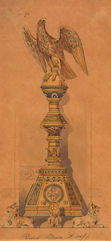 Design Executed For Jones And Willis Metal And Wood Workers And Church Furniture Manufacturers Of Birmingham And London 48
