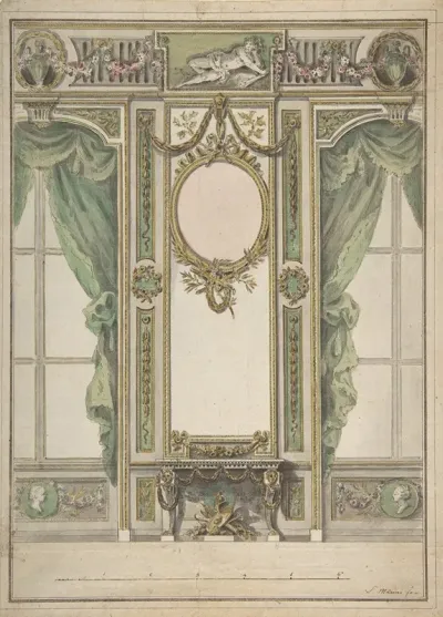 Design For A Palace Interior