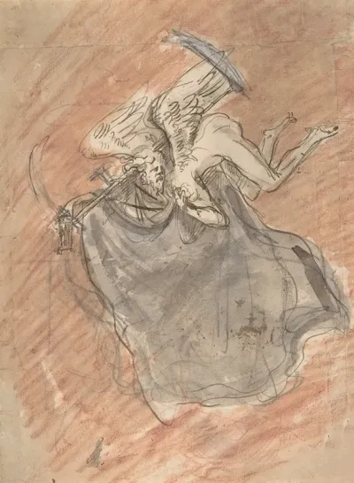 Design For A Sepulchral Monument With An Allegory Of Time 2