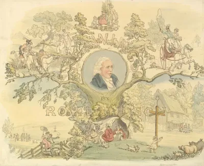 Design For A Titlepage In The Manner Of Rowlandson