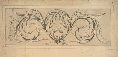 Design For Frieze Of Foliage