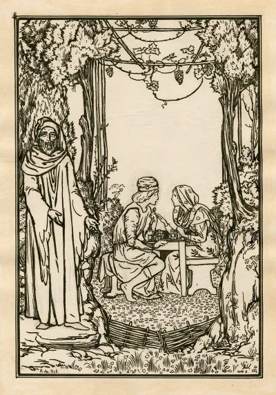 Design For Full Page Illustration To Act 5 Scene 1 Of Bells Edition Of The Tempest