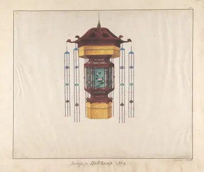Design For Hall Lamp No 9