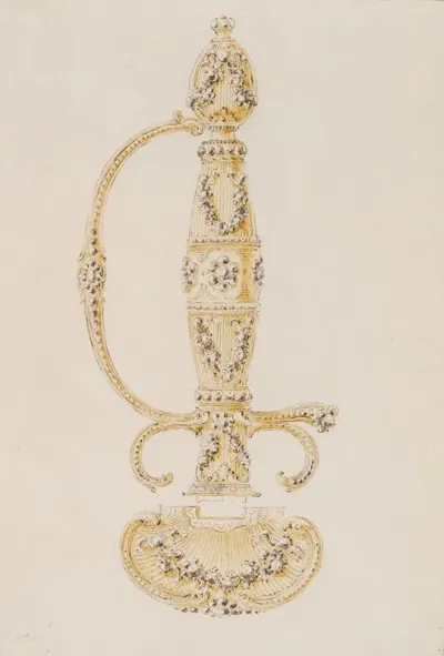 Design For The Hilt Of A Small Sword