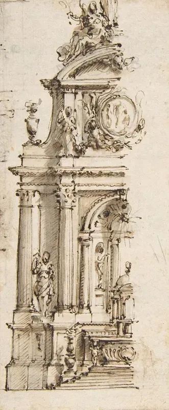 Design For The Left Half Of An Altar