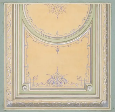 Design For The Painted Decoration Of A Ceiling 7