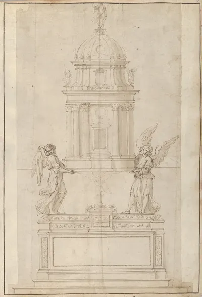 Design For The Tabernacle Of The Sistine Chapel In The Santa Maria Maggiore In Rome