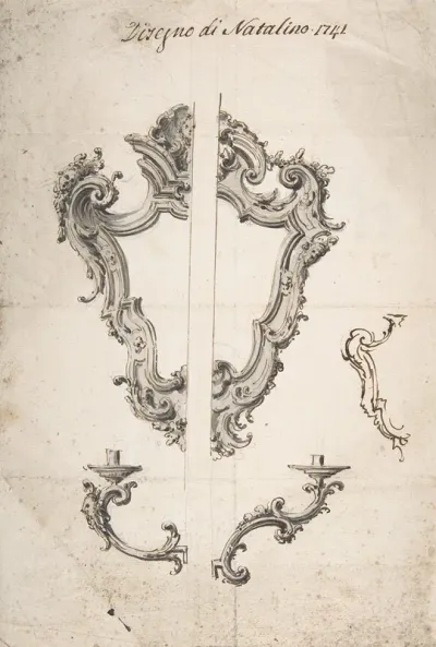 Designs For Mirror Frames And Sconces