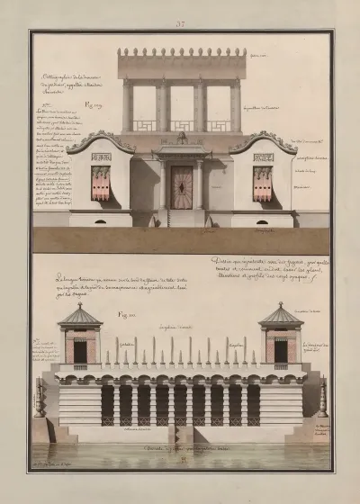 Dessin Qui Represente Avec Des Figures Par Quelles Teintes Et Comment On Doit Laver Les Plans Elevations Et Profils Des Corps Opaques 10
