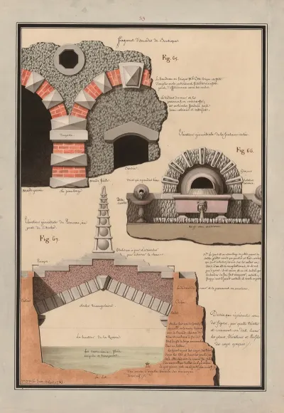 Dessin Qui Represente Avec Des Figures Par Quelles Teintes Et Comment On Doit Laver Les Plans Elevations Et Profils Des Corps Opaques 20