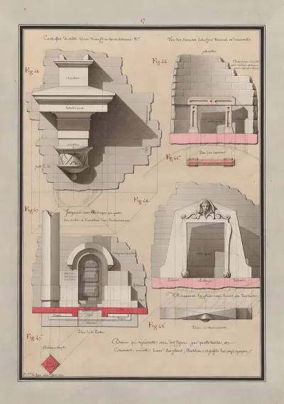Dessin Qui Represente Avec Des Figures Par Quelles Teintes Et Comment On Doit Laver Les Plans Elevations Et Profils Des Corps Opaques 25