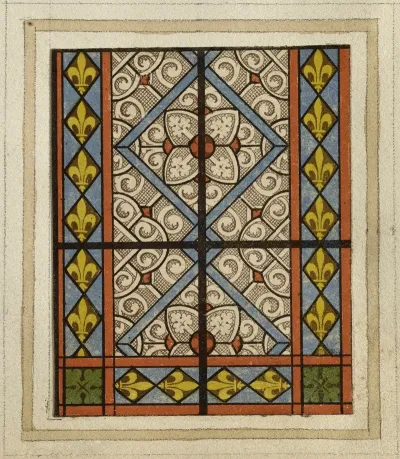 Detail De Fenetre A Vitraux 2