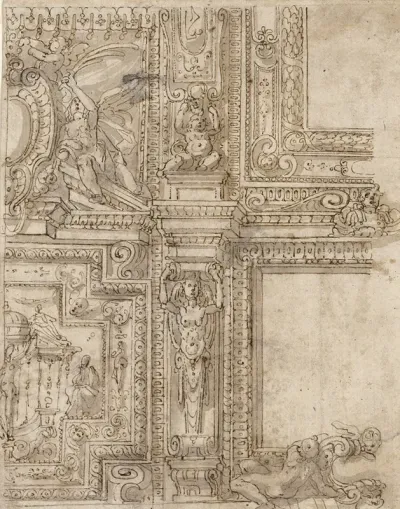 Detail Of Ceiling Ornamentation