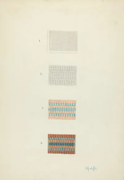 Detail Of Coverlet Technique Demonstration