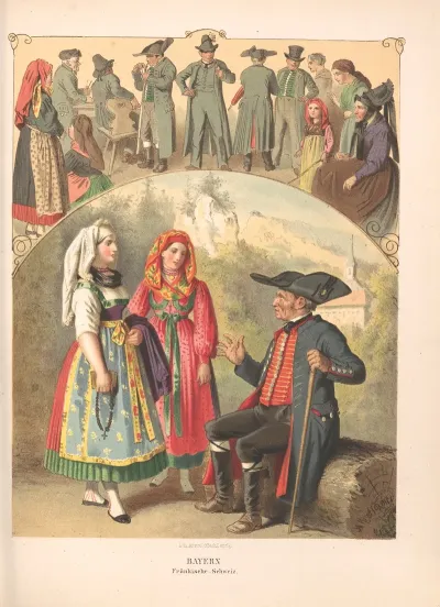 Deutsche Volkstrachten Pl 36