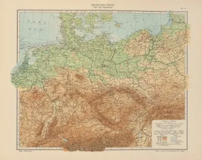 Deutsches Reich Fluss Und Gebirgskchrte