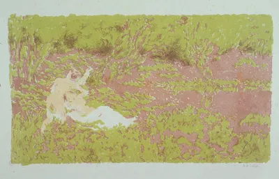 Deux Femmes Dans Un Paysage