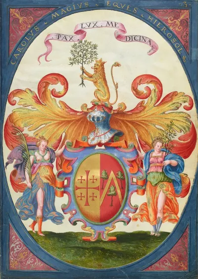Devise Et Armoiries De Charles Magius