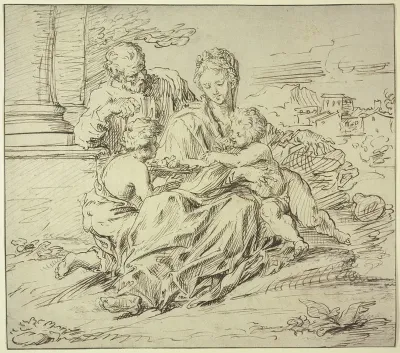 Die Heilige Familie Mit Dem Johannesknaben 3