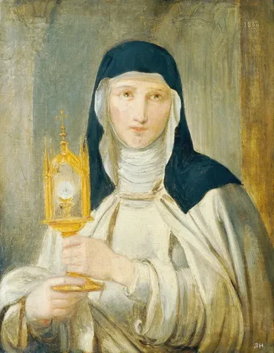 Die Heilige Katharina Mit Monstranz