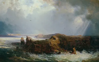 Die Insel St Paul Im Indischen Ozean