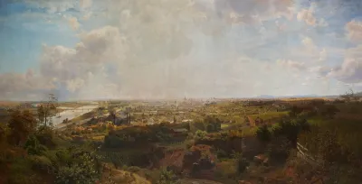 Die Kaiserstadt An Der Donau Wien Vom Nusberg