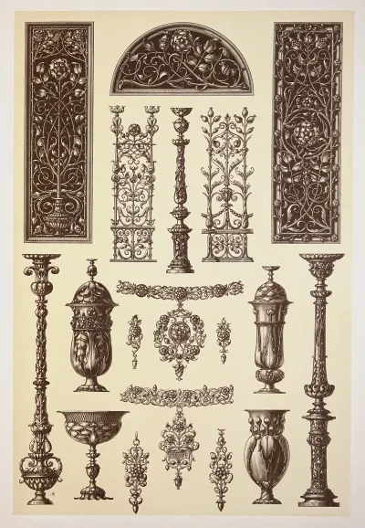 Die Pflanze In Kunst Und Gewerbe Pl 042