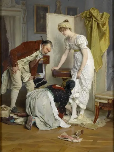 Die Schuhprobe