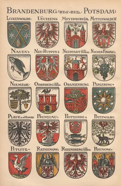 Die Wappen Und Siegel Der Deutschen Stadte Flecken Und Dorfer Pl 15