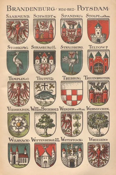 Die Wappen Und Siegel Der Deutschen Stadte Flecken Und Dorfer Pl 16