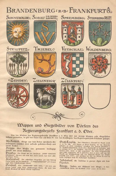 Die Wappen Und Siegel Der Deutschen Stadte Flecken Und Dorfer Pl 20
