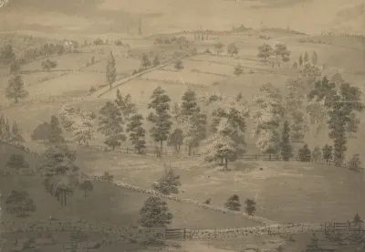 Distant View Of Boston