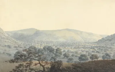 Distant View Of Llandrillo