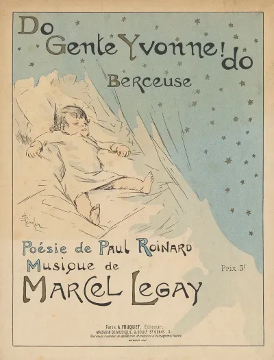 Do Gente Yvonne Do Berceuse Poesie De Paul Roinard Musique De Marcel Legay