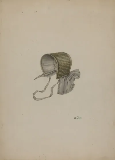 Dolls Straw Bonnet 2