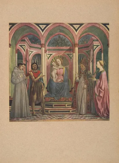 Domenico veneziano madonna col bambino e santi