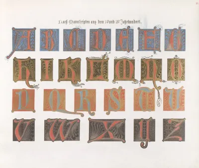 Dondorfs Alphabete Pl 11